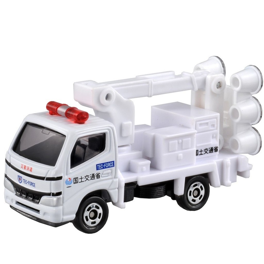 Takara Tomy "Tomica No. 32 Toyota Dyna Ministry of Land, Infrastructure, Transport and Tourism Lighting Car (Blister Package)" Mini Car Car Toy 3 years old and over Blister Package Passes Toy Safety Standards ST Mark Certification TOMICA TAKARA TOMY