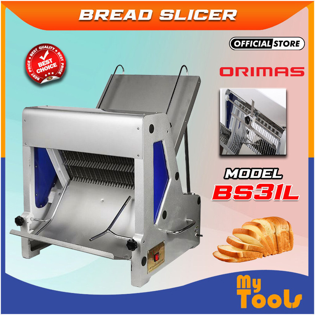 Mytools ORIMAS Bread Slicer BS31L | 250W | Heavy Duty | Commercial and Industrial Use