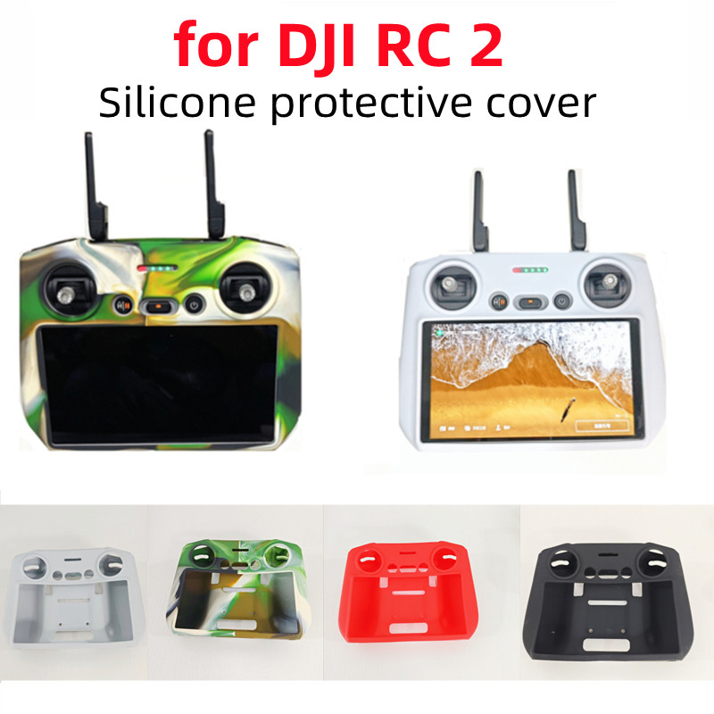For DJI Avata 360/Flip/NEO/AIR 3S/Mini 4 Pro RC 2 Remote Control Silicone Cover with Screen Protection Cover Dust Cover Drone Protection Cover