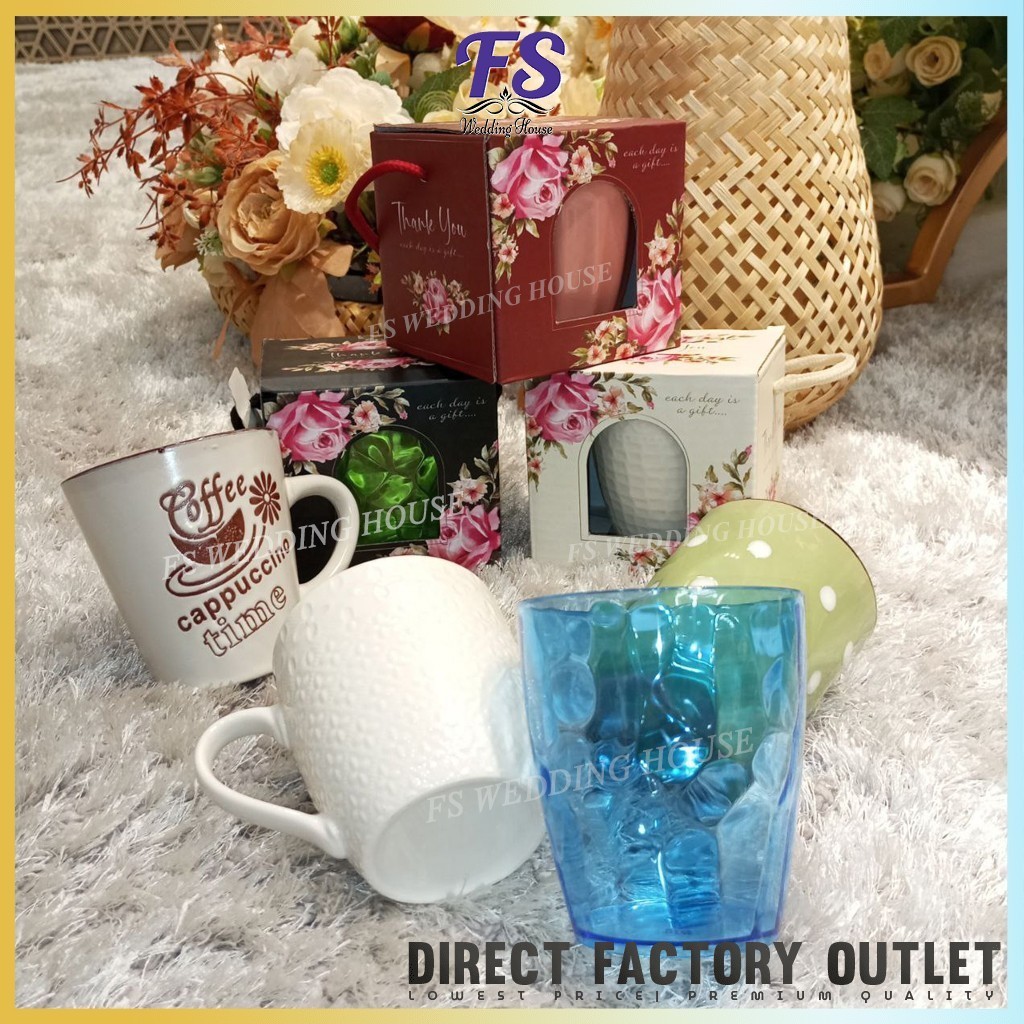 DOORGIFT MUG/CAWAN GOODIES/COFFEE MUG/CORPORATE MUG/DOORGIFT KAHWIN/SOUVENIR WEDDING GIFT/KCM001/伴手礼/陶瓷杯/纪念礼物