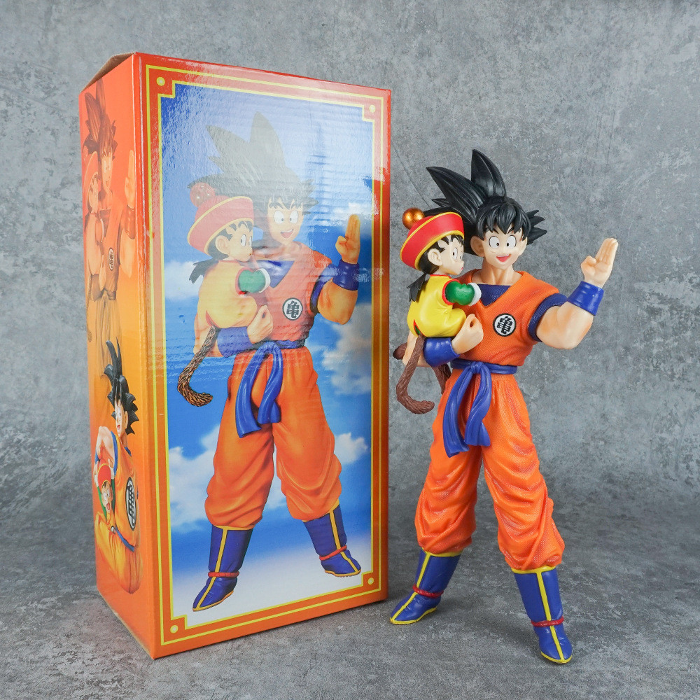 Dragon Ball Anime Model Super Saiyan Childhood Son Gohan Father Son Goku Dragon Ball Model Merchandise Doll