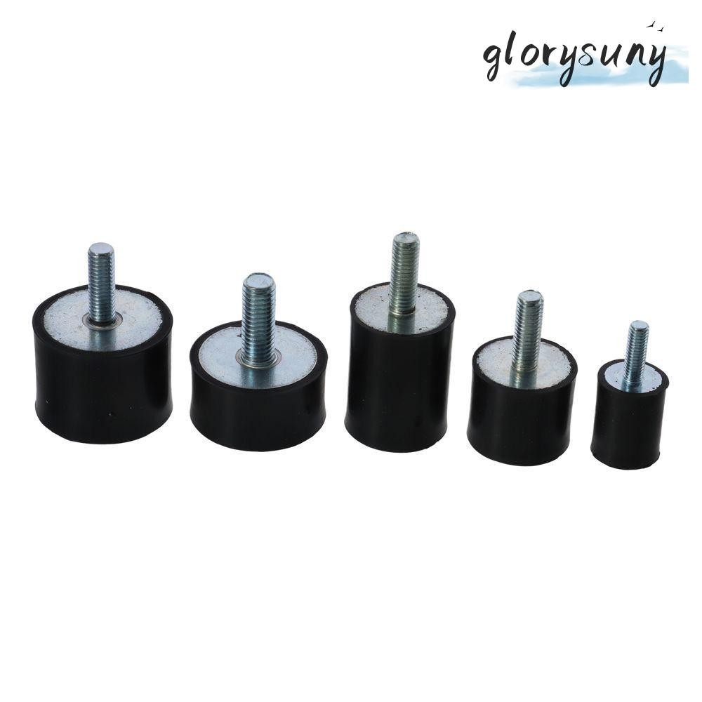 GLORYSUNY Vibration Isolators, Black M6 M8 M10 Thread Rubber Mounts, Type VD Crash Pad Damper Boat Car