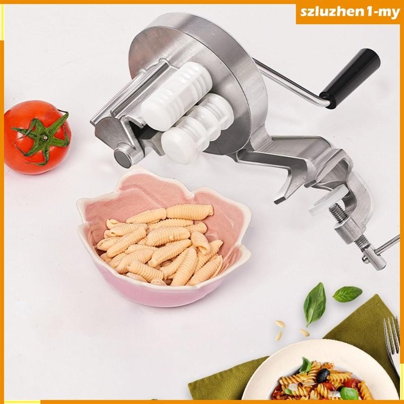 [SzluzhenfcMY] Cavatelli Maker Tool, Pasta Maker Accessories, Hand Crank Press, Kitchen Tools, Cavatelli Baking Machine,