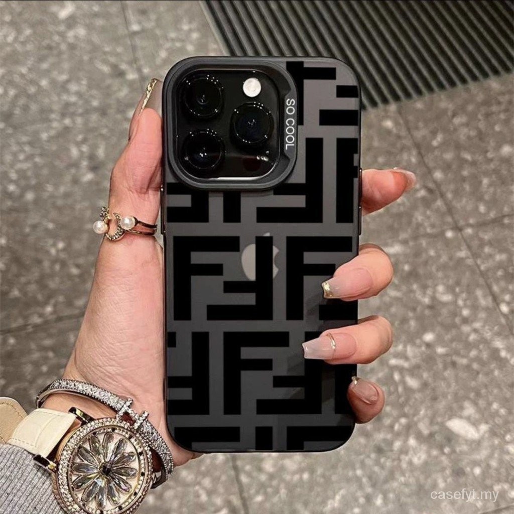 F Labyrinth Sci-Fi Creative Phone Case Suitable for iPhone 15 14 Protective Cases 13 12 11 PROMAX Shock-resistant Case XR XS XSMAX Silicone 15 14 13 12 11 PRO Shock-resistant 7 8 14 15 PLUS Soft Case