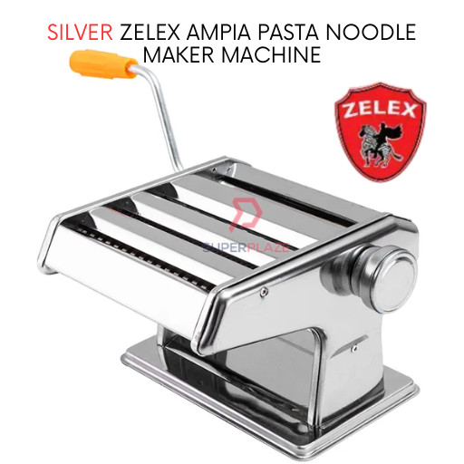 Silver Color Zelex Machine Ampia Pasta Noodle Maker Curry Puff Maker Mesin Mee Serbaguna