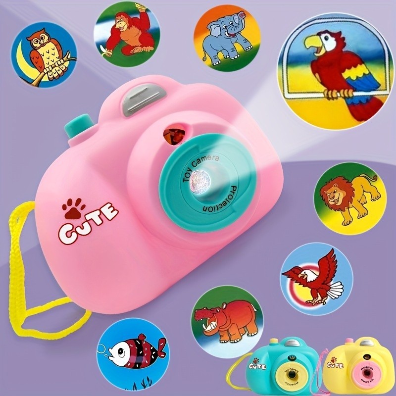 Cartoon Camera Projection Toy Wildlife Projection Picture Toy Puzzle Education Projection Toy Children's Birthday Gift