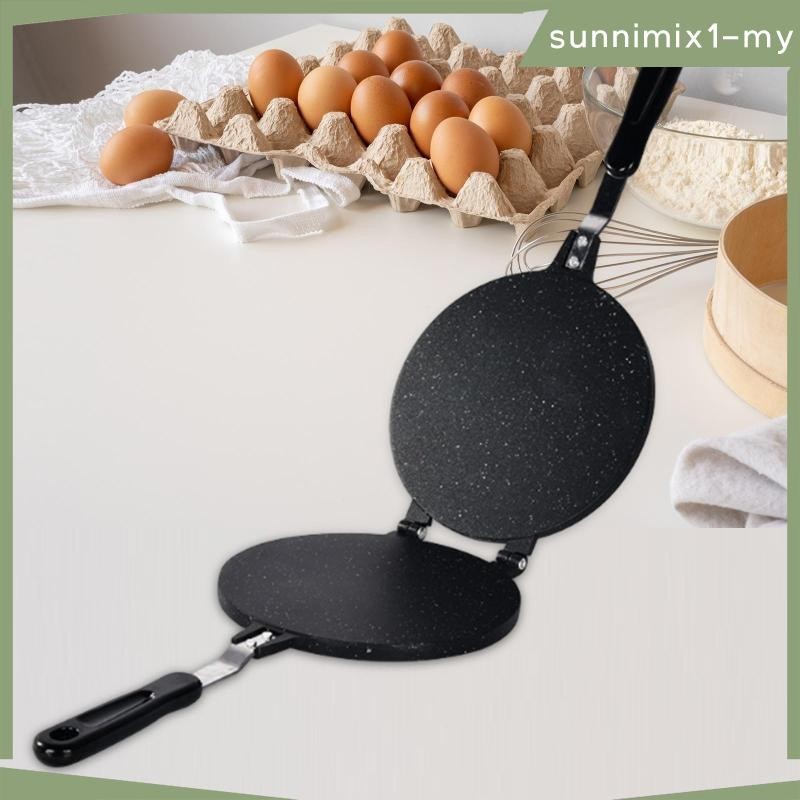 [SunnimixfaMY] Egg Roll Waffle Maker Ice Cream Pancake Flat Pan Lightweight DIY Tools Pancake Maker Egg 