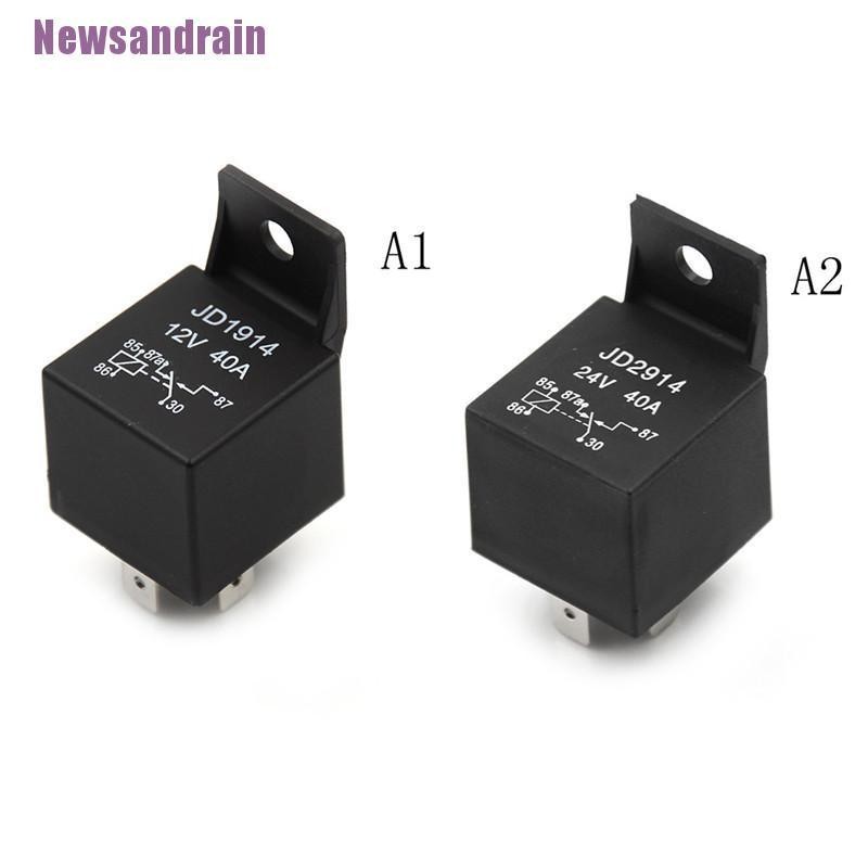 Durable Have Newsandrain5 Pin 40A Car Relay Automotive Normally Open Dc 12V/24V Relays Head Light Quality Reliable - Image 5