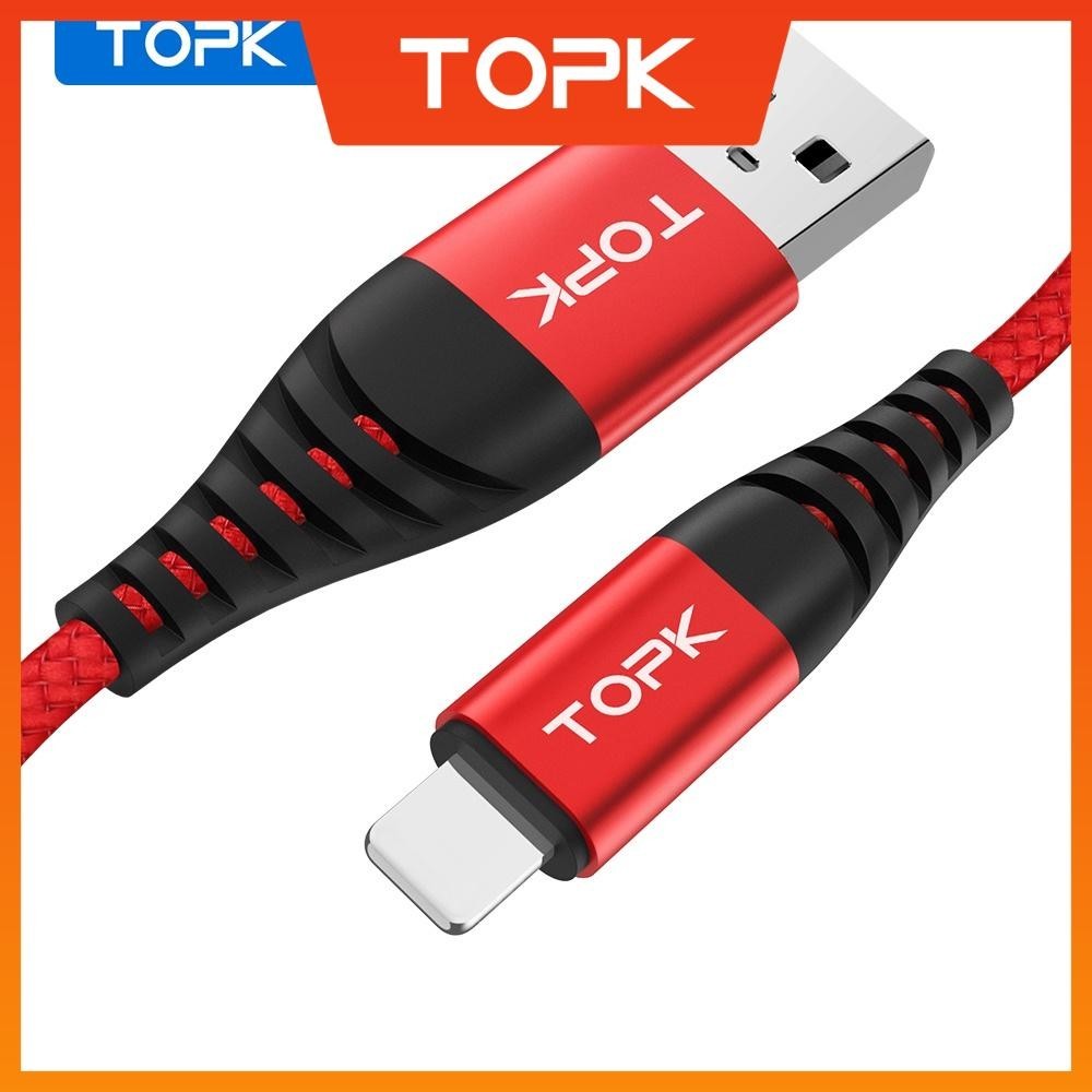 TOPK AN42 USB Cable for 8-Pin 2.1A Fast Charging USB Charger Data Cable for 8-Pin  USB Charge Cord