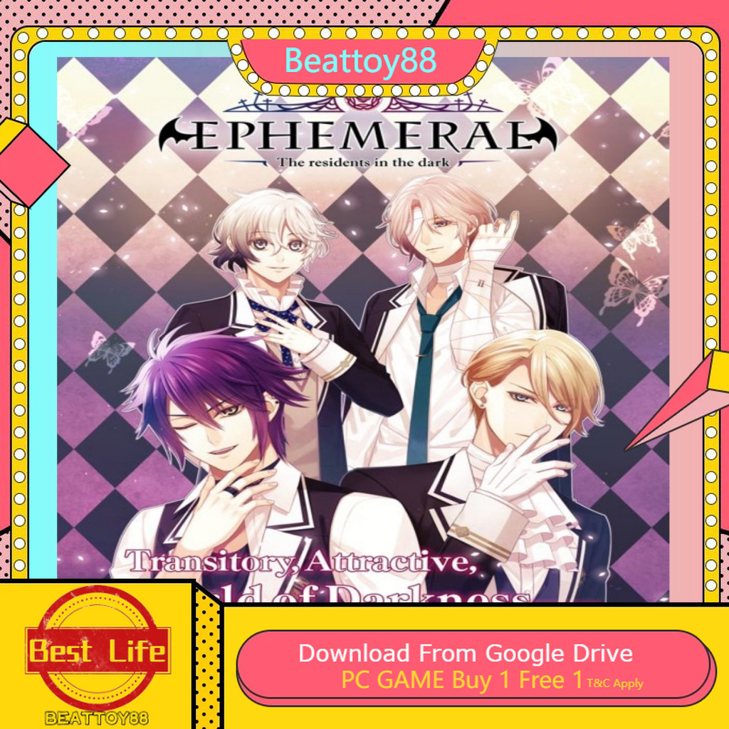 EPHEMERAL - FANTASY ON DARK PC GAME Romance Visual Novel [GDrive Download] Otome