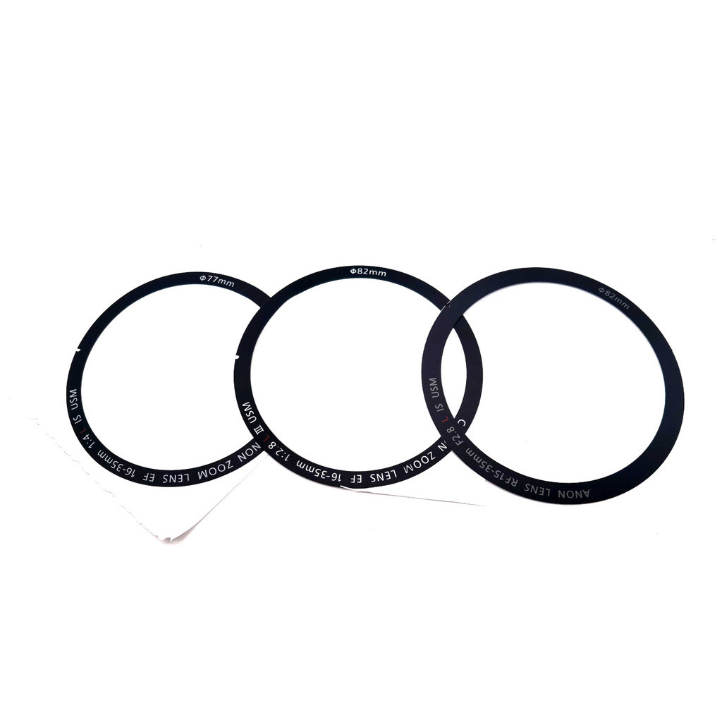 1PCS For Canon EF 16-35mm 1:4L IS USM / 16-35 1:2.8L III USM /15-35 F2.8 IS USM LOGO Lens Label Stickers Digital camera Parts