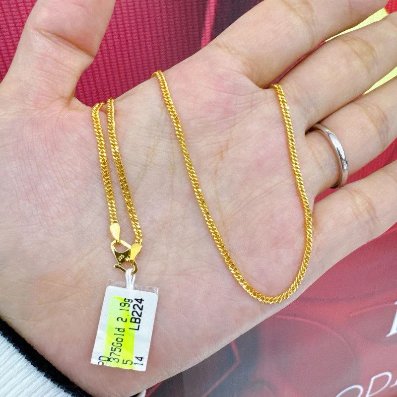 Gold 375 Original Chain for Women 916 Gold Necklace Women Jewelry Pendant Bridal Jewelry Set Hypoallergenic