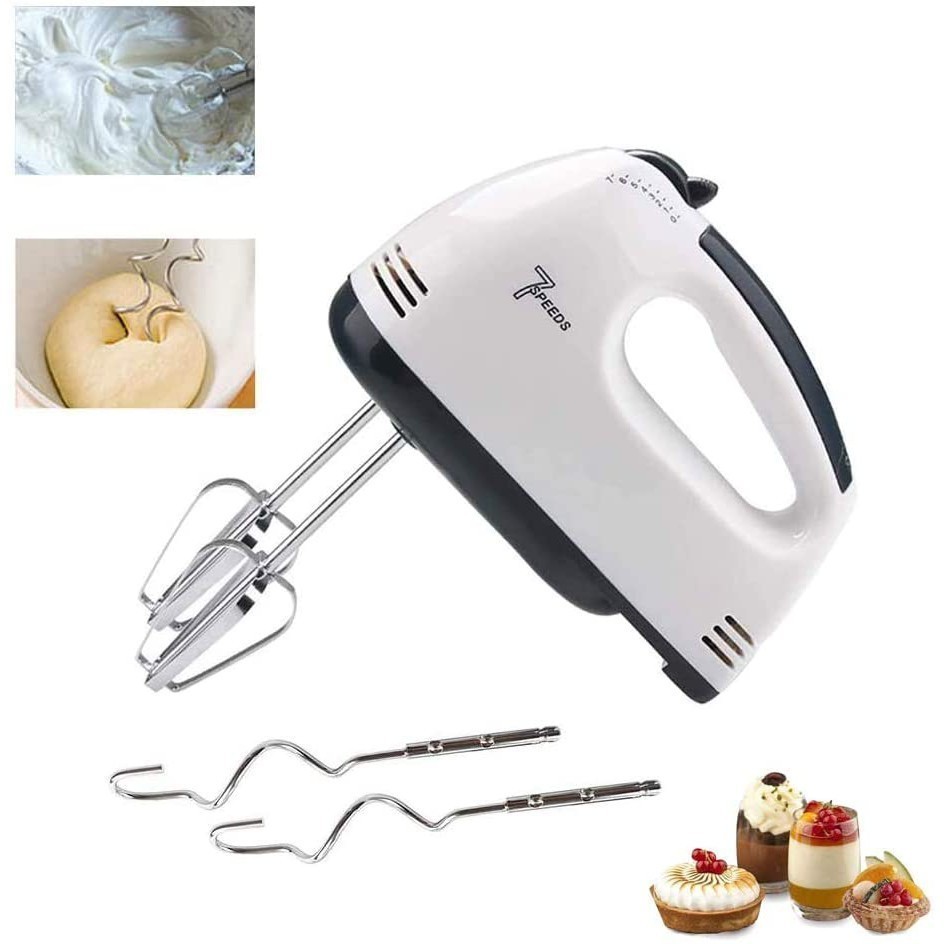 FAST POS Hand Mixer Mixer baking mixer egg beater 7 Speed Portable Electric Egg Beater Blender baking mixer blender mix