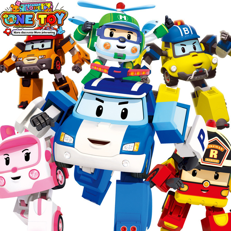Mengubah Mainan Perli Kereta Polis ✨ Mengubah Robot Roy Trak Bomba ✨ Pasukan Penyelamat Ambulans Ambulans POLI ✨