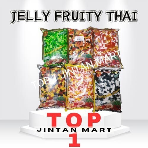 JELLY BUBBLE THAILAND 1KG | FRUITY JELLY THAILAND | RAINBOW JELLY THAILAND | TOPPING ICE BLENDED/ABC