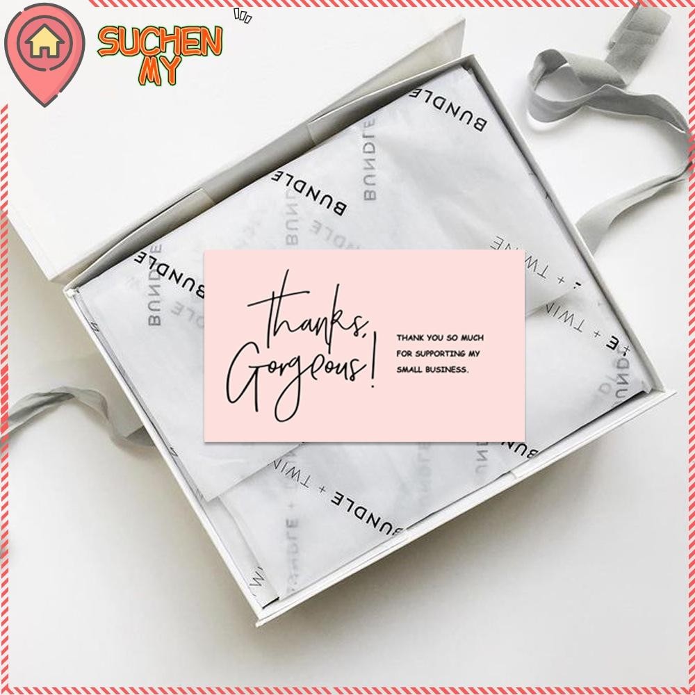 SUCHEN 30PCS/Pack Gift Appreciate Card Online Retails Beyond Grateful Labels Thank You For Your Order Package Inserts Small Shop Craft Gorgeous Supporting Small Businesses