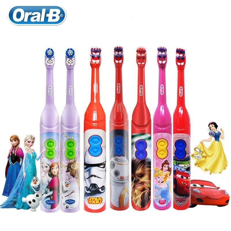 Oral B Child Electric Toothbrush Pro-Health Dental Hygiene Vibrating Brush Head for Kids 3+ Gum Care Teeth Brush Battery Powered