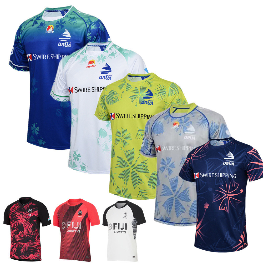 Age 3~13 2024 kids 2024 fijian DRUA home away rugby jersey FLYING FIJIANS FIJI 7S Rugby shirt Alternate Shirt