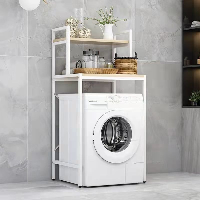 Washing Machine Storage Rack Floor Roller Top Shelf Toilet Toilet Storage Rack Balcony Storage Multi-Layer Flip/Washing Machine Storage Rack Dryer Stack Rack Dishwasher Shelf