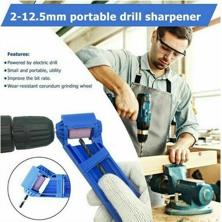 Duty Workshop 1 Set Portable Corundum Grinding Wheel Drill Bit Sharpener Titanium Powered Tool Kit durab - Image 4