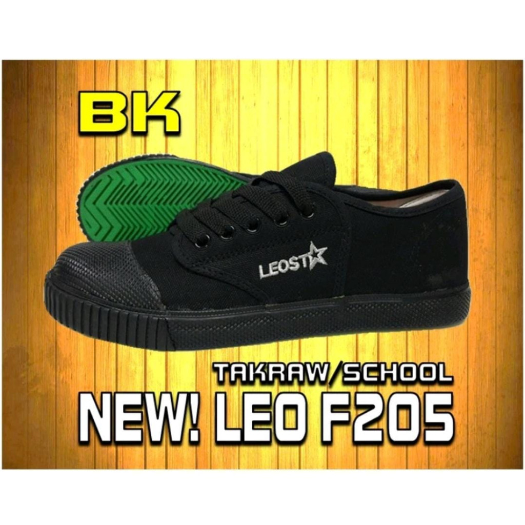 Running Walking LEOSTAR Nanyang Style Takraw Shoe Kasut Sekolah Athletic Active - Image 3