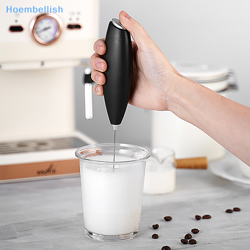 Hoe> Portable Coffee Stirring Cappuccino Electric Milk Frother Kitchen Drink Bubbler Coffee Foam Innovative Milk Frother well