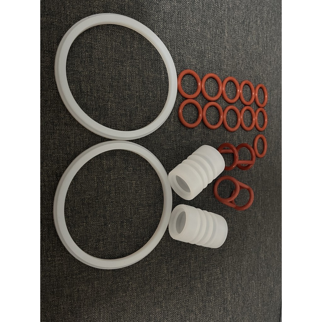 Edwarz  17PCS Silicon Elastic Seal Rings Of BQL Soft Ice Cream Maker Spare Parts Ice Cream Machine Accessoriy Replacement