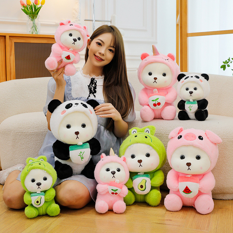 Teddy Cute Bear Stuffed Plush Toy Soft Plushie Bear Doll Mainan Mewah