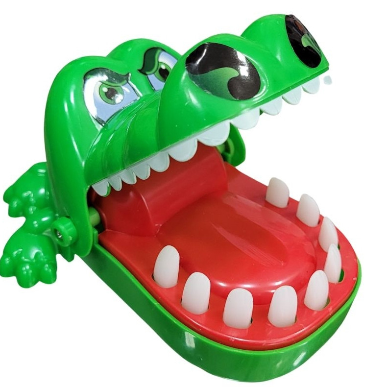 Toy Crocodile Funny Mouth Game Dentist Bite Finger Alligator Roulette Game Toy