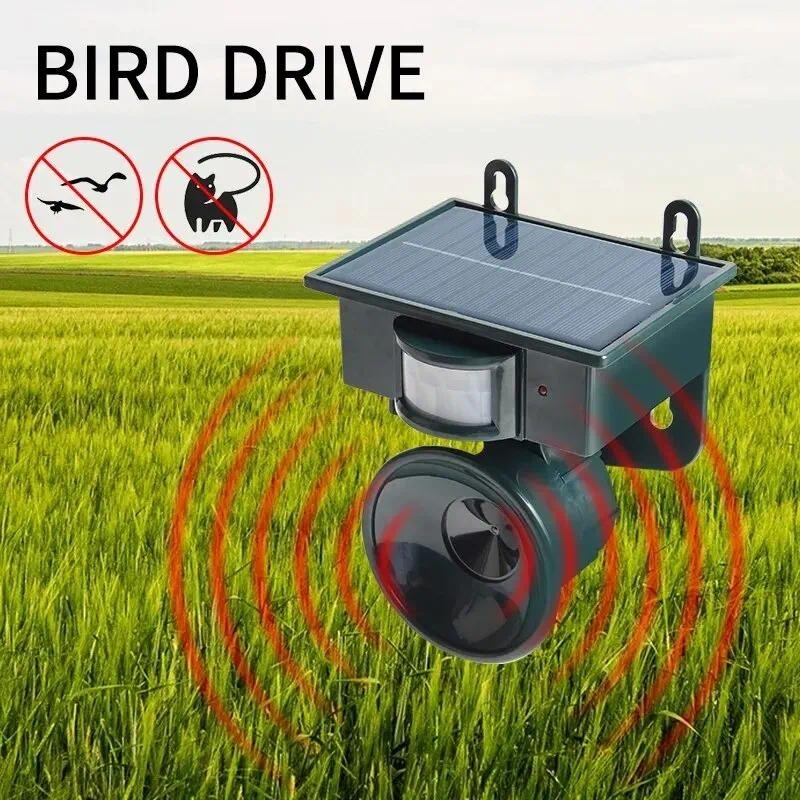 Solar Ultrasonic Bird Repellent Deer Repellent Cat Repellent Dog Repellent Mouse Repellent New Animal Repellent