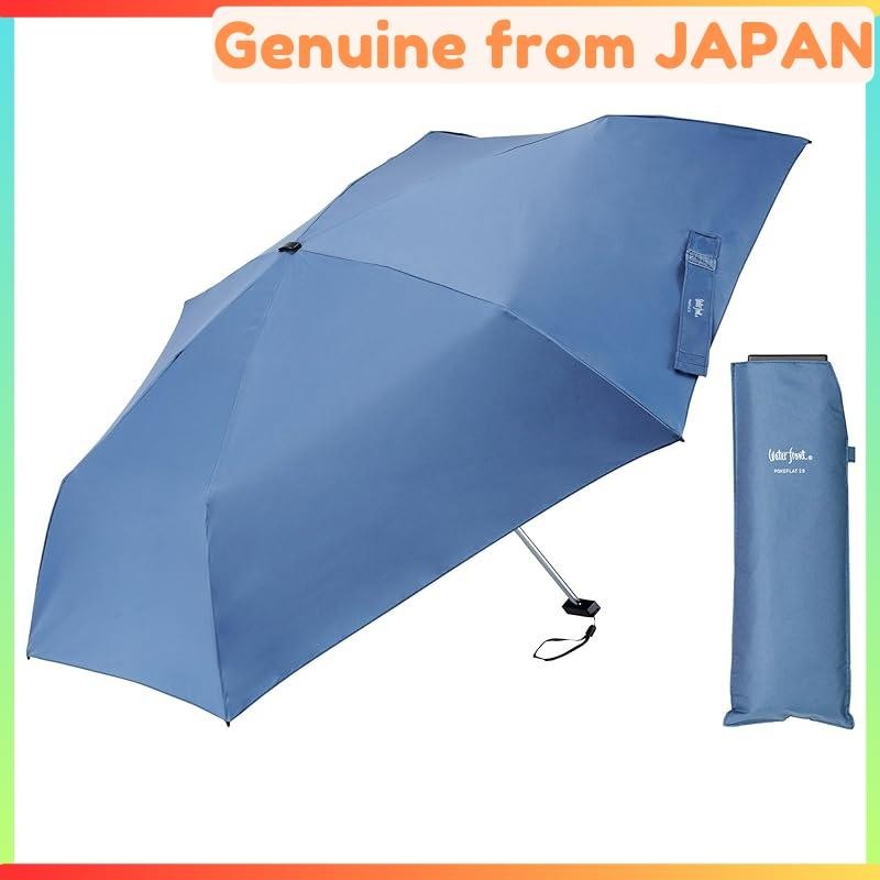 Waterfront foldable umbrella CiRiC series "Pocket Flat 2.0 fold" Olive 55cm, original fabric using sustainable material, lightweight about 145g + super water repellent 5th grade + UV cut 90% Unisex U355-0906MC1-B1