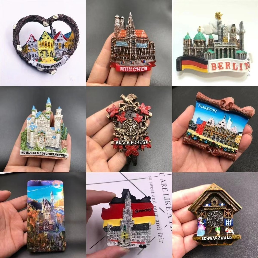 Refrigerator Magnet German Refrigerator Magnet Berlin Refrigerator Magnet Frankfurt Refrigerator Magnet Tourist Souvenirs for F