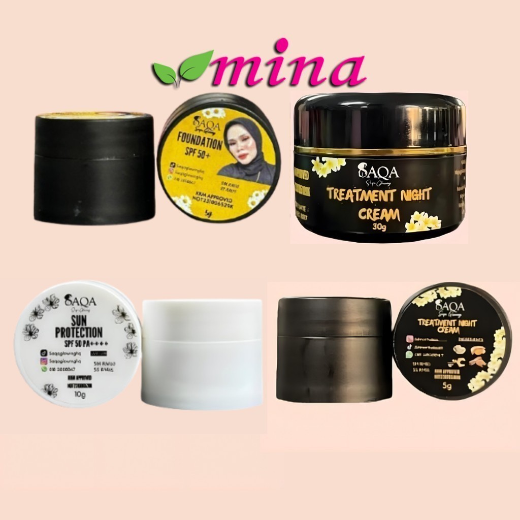 All item SAQA Product Stay Glowing HQ Saka SunProtection Treatment Night Cream Sun Protect Kunyit
