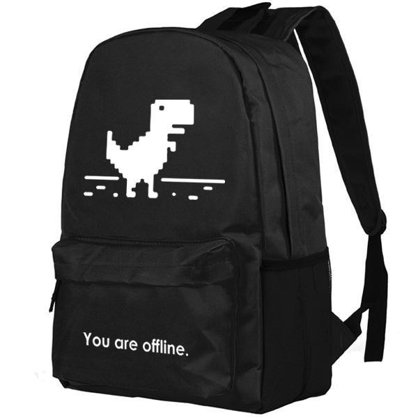 Google Madman Merchandise Programmer Youth Middle School Students Schoolbag Backpack Men Women Street Wear Luminous