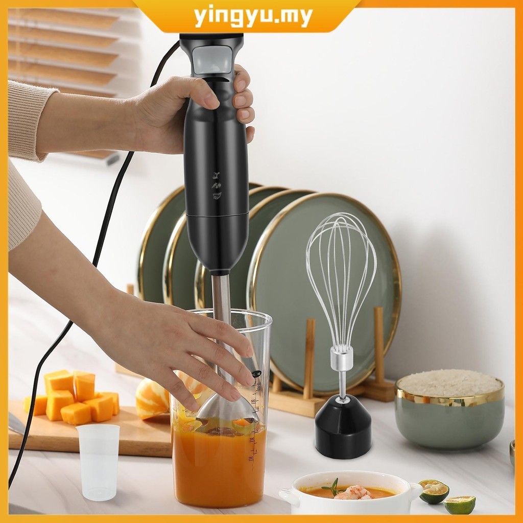 Hand Blender 300W Electric Stick Blender with Stainless Steel Blade Multifunctional Food Mixer for Kitchen Handheld Immersion Blender SHOPCYC8950