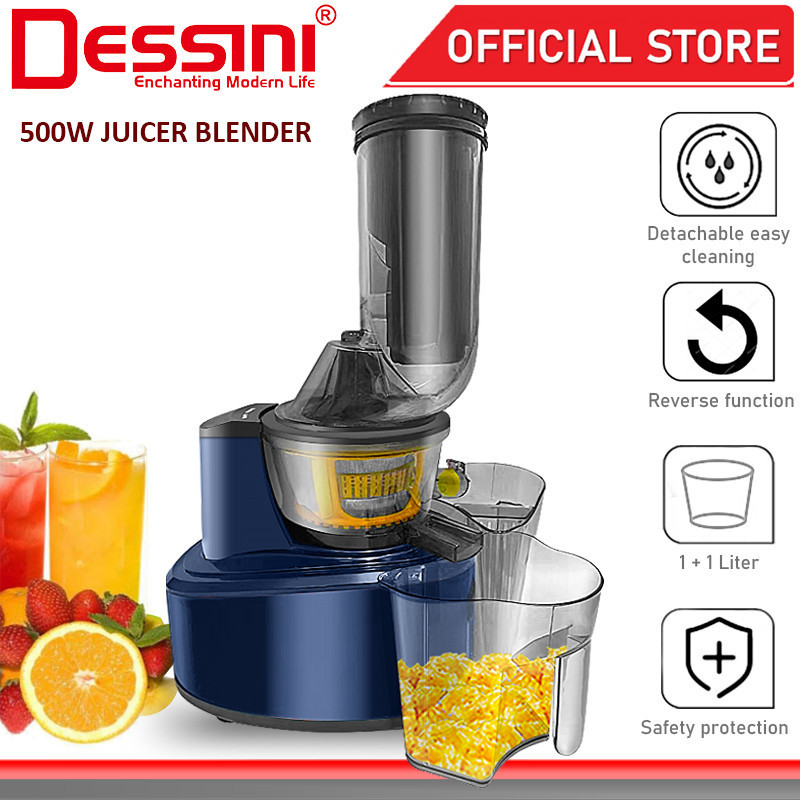 DESSINI ITALY Electric Citrus Fruit Juicer Squeezer Blender Grinder Chopper Mixer Miller Extractor Smoothie Pengisar