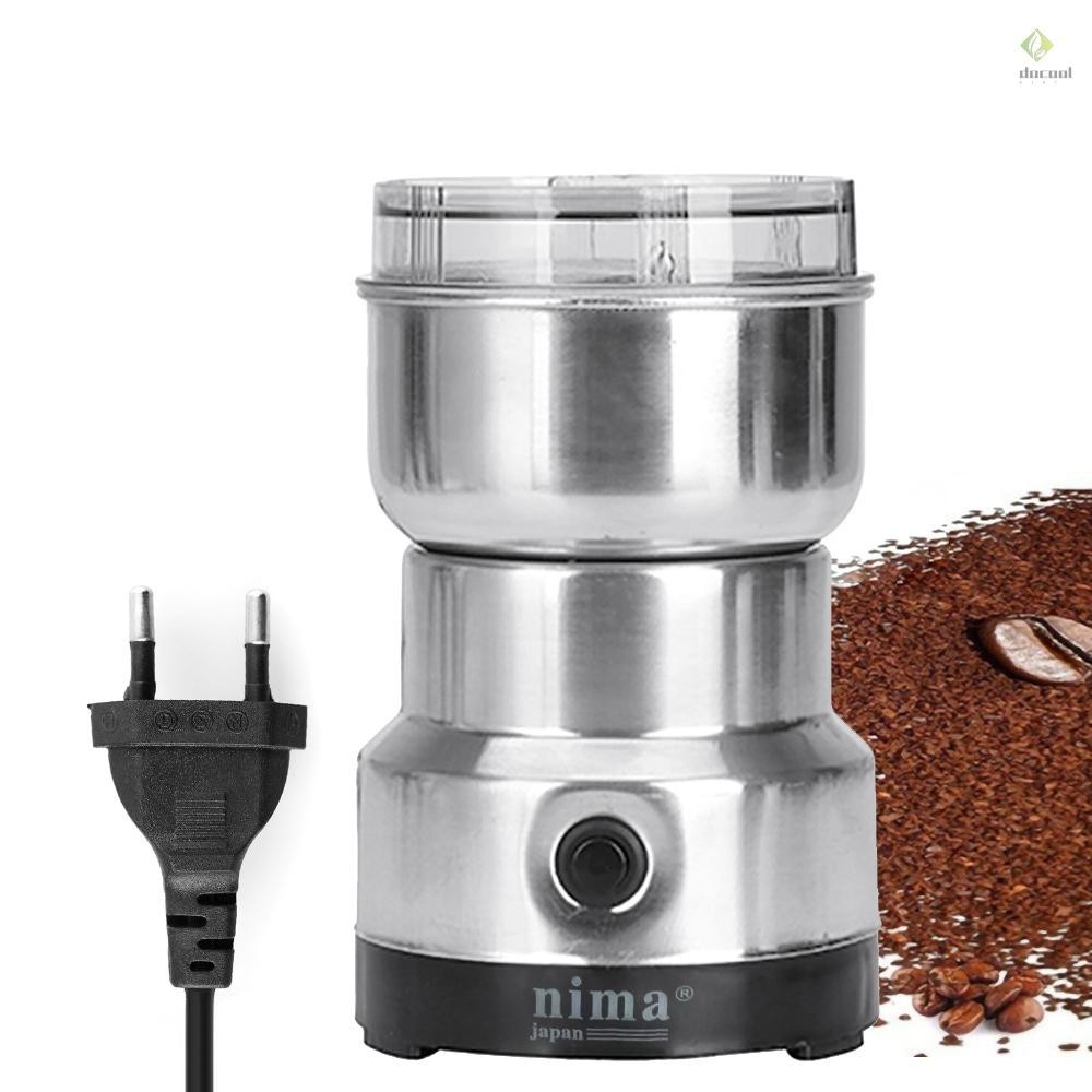 Multifunction Smash Machine Electric Cereals Grain Grinder Mill Spice Herbs Pulverizer Grinding Machine Tool Stainless Steel Electric Coffee Bean Grinder for Home