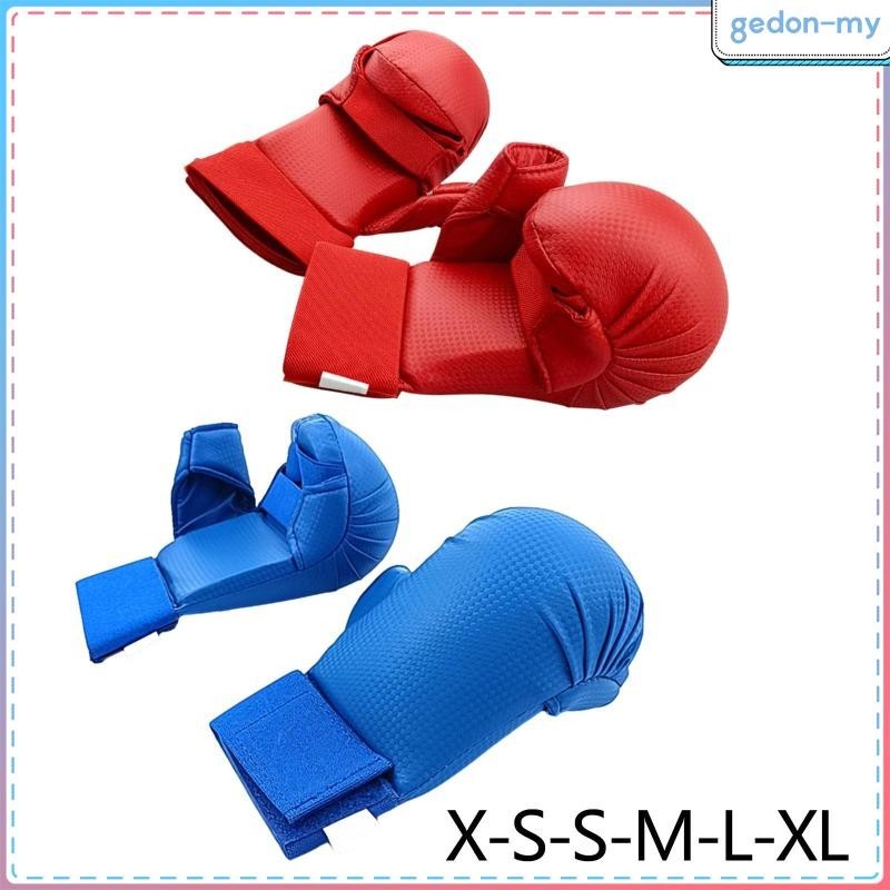 [GedonMY] Kickboxing Gloves Karate Gloves Martial Arts Gloves Breathable Boxing Gloves Mma Gloves for Karate Fitness Grappling Sparring