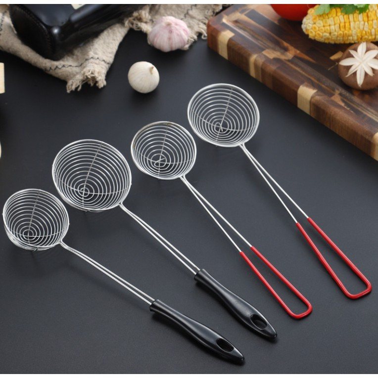 Leaky Spoon Tapioca Scooper Pearl Strainer Water Leaking Strainer Milktea Noodles Powder Scooping