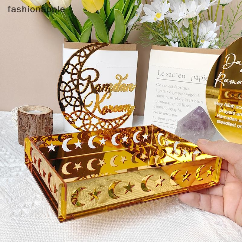 FAMY Ramadan Decorations For Home - Ramadan Serving Tray, Ramadan Table Decor, Islamic Ramadan Decor, Ramadan Gifts FAA