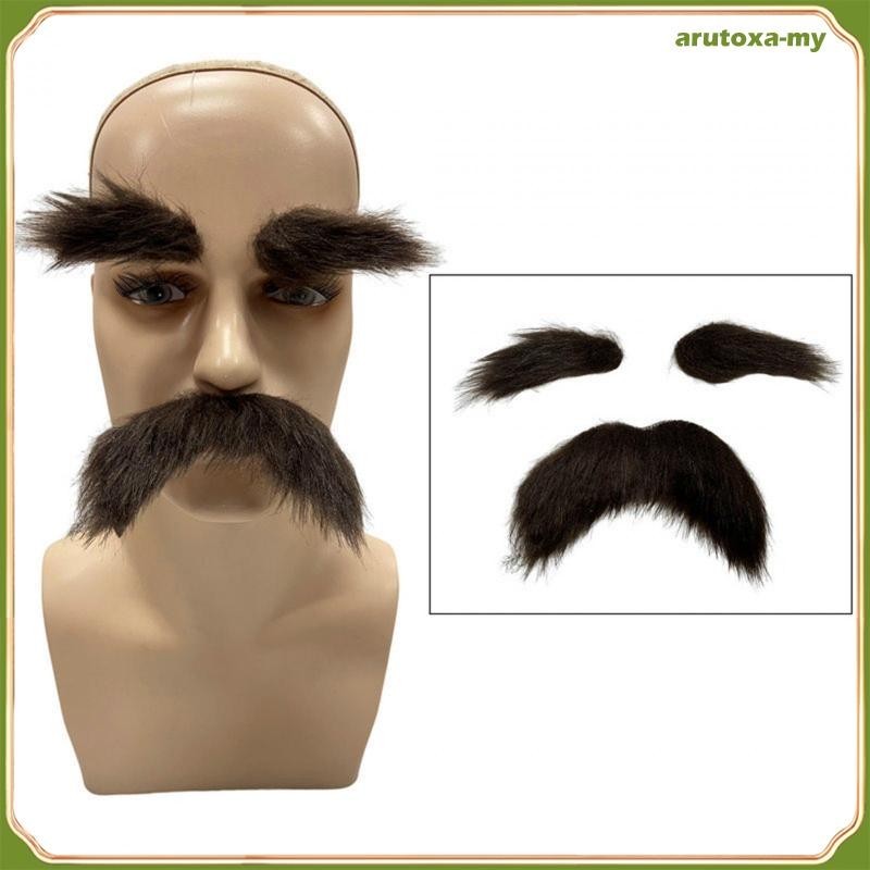 [ArutoxaMY] Eyebrows Kits Decoration Disguise Supplies Self Adhesive Fake Mustache Set