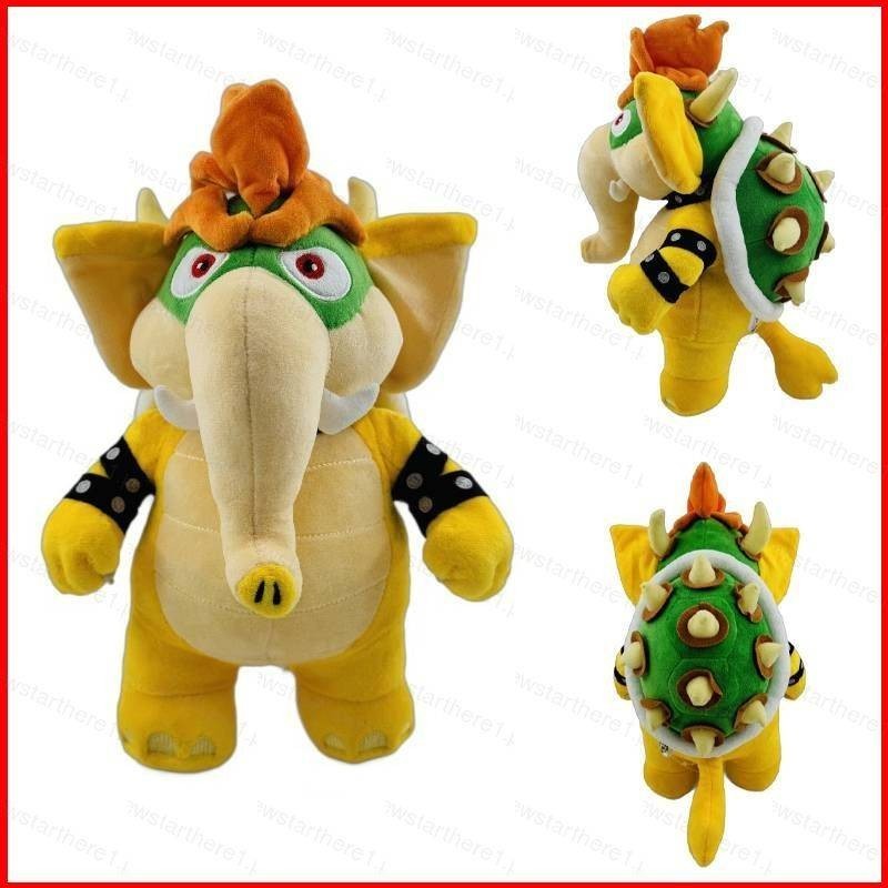 Jason 32cm The Super Mario Bros Elephant Bowser Plush Dolls Gift For Kids Home Decor Stuffed Toys For Kids Collection