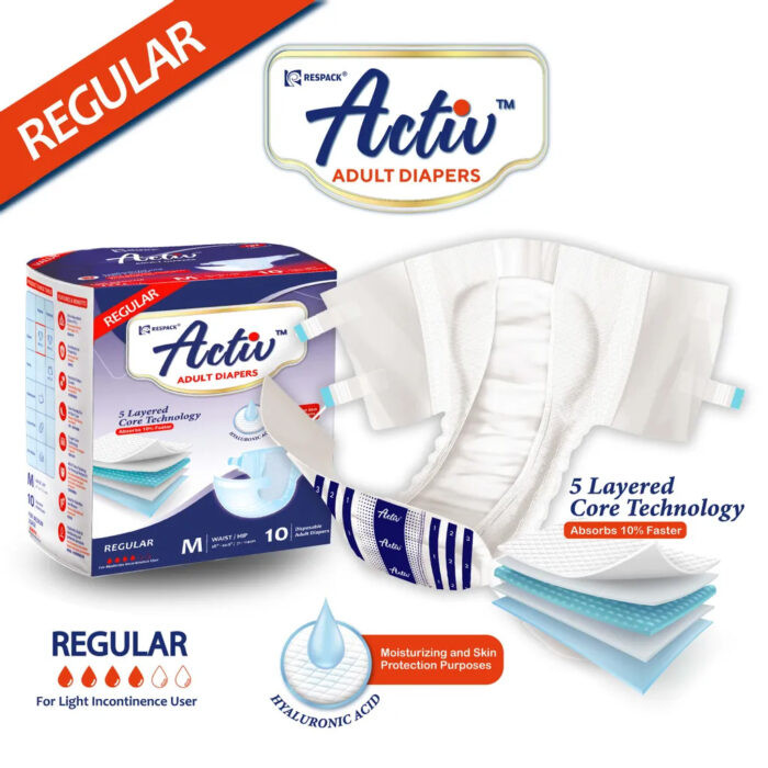 Activ Regular Adult Diapers