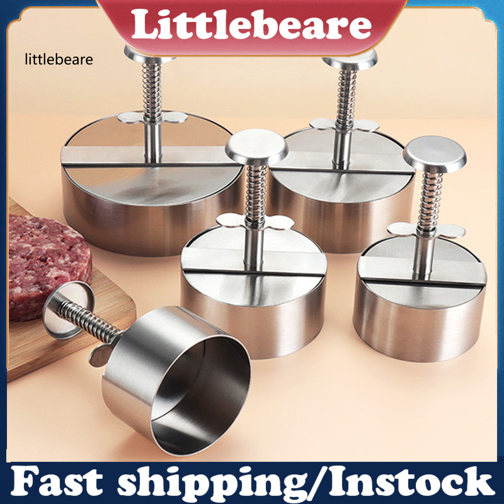 LLB Burger Meat Press Stainless Steel Patty Maker Hamburger Press for Perfect Patties Easy to Use Burger Patty Machine for Homemade Burgers