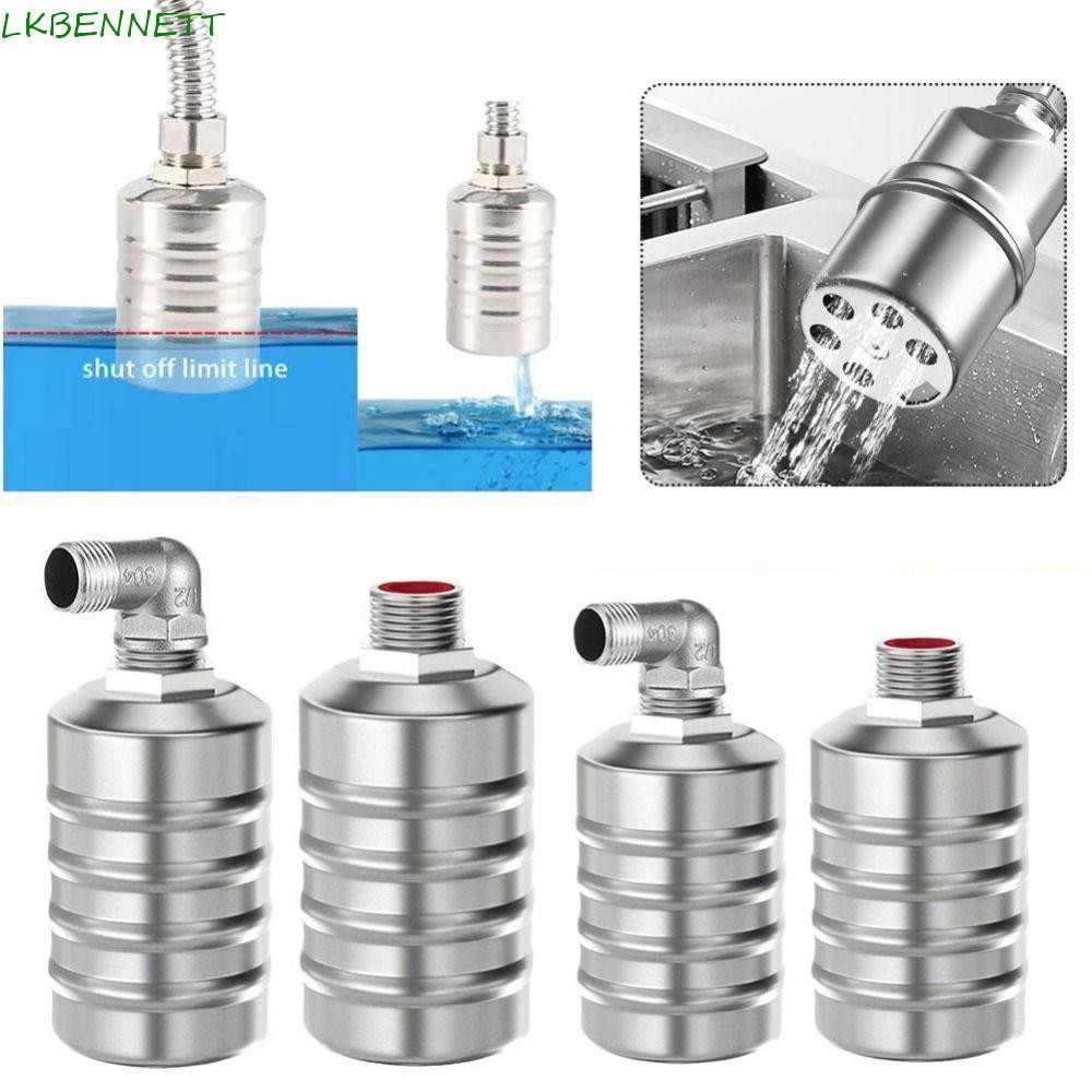 LKBENNETT Floating Ball Valve, Waterproof Automatic Water Level Control Valve, Kitchen Accessories Stainless Steel 3/4 Float Corrosion Resistant Shutoff Valve Restaurant