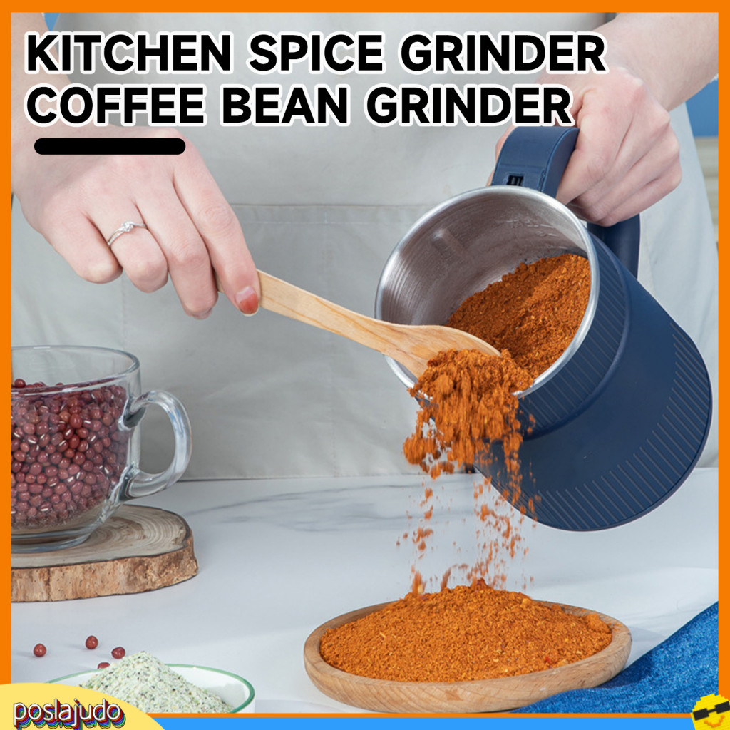 [poslajudo]  Electric Grinder Kitchen Grinder High Speed Electric Coffee Grinder with Large Capacity Kitchen Herb Spice Bean Mill Machine for Home Use