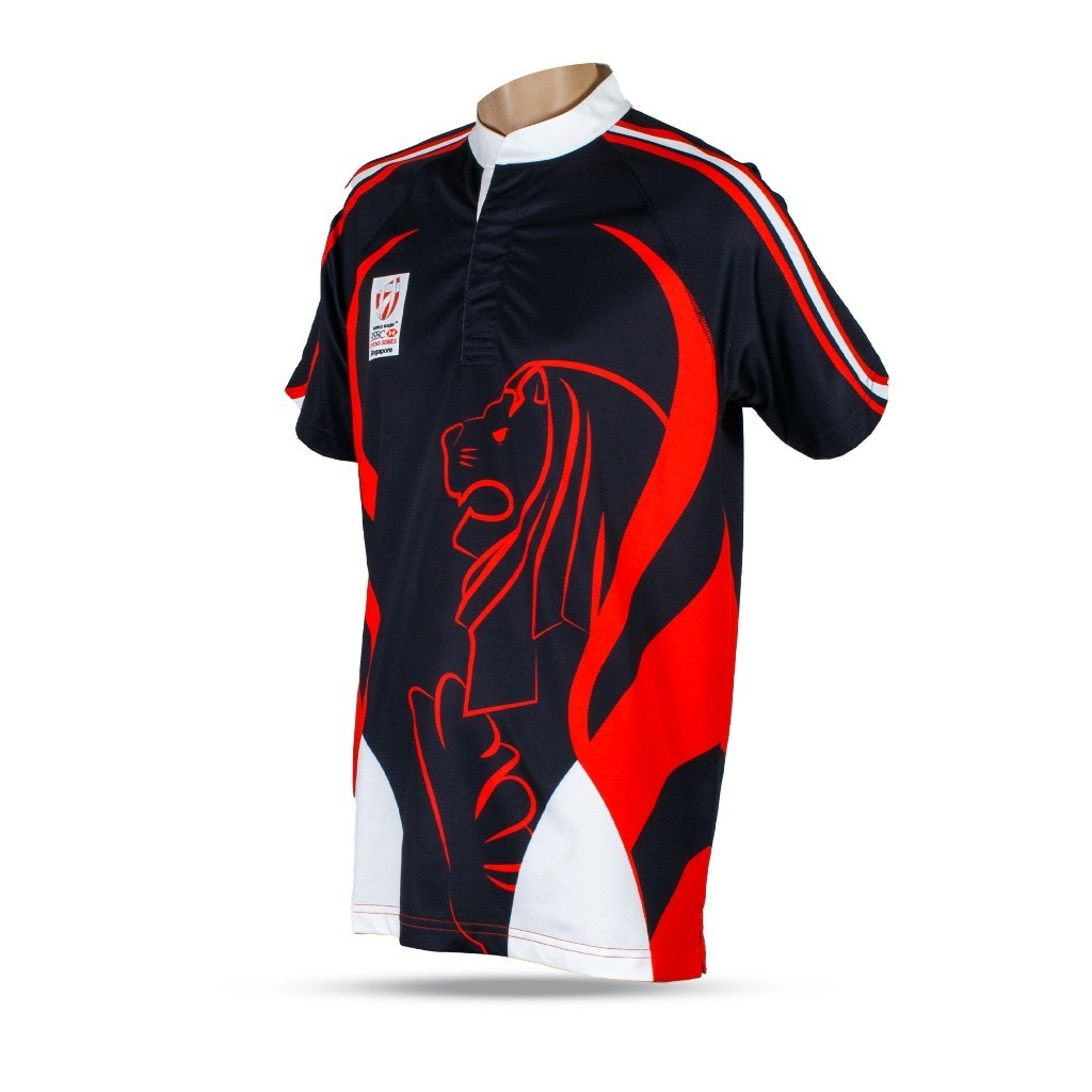 Gilbert HSBC World Series Singapore Sublimate Jersey – Black