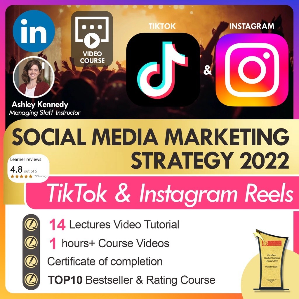 [Video Course] Social Media Marketing Strategy: TikTok and Instagram Reels (12 Lectures, 1 hours+ Video Tutorial)