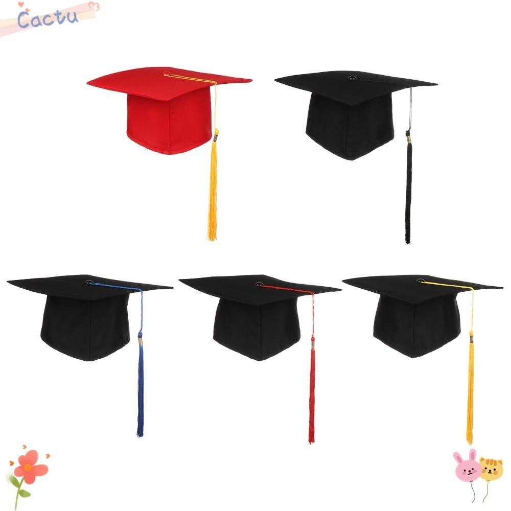 CACTU Graduation Season Graduation Hat University 2021 Happy Graduation Mortarboard Cap High School Congrats Grad Degree Ceremony Party Supplies University Academic Hat