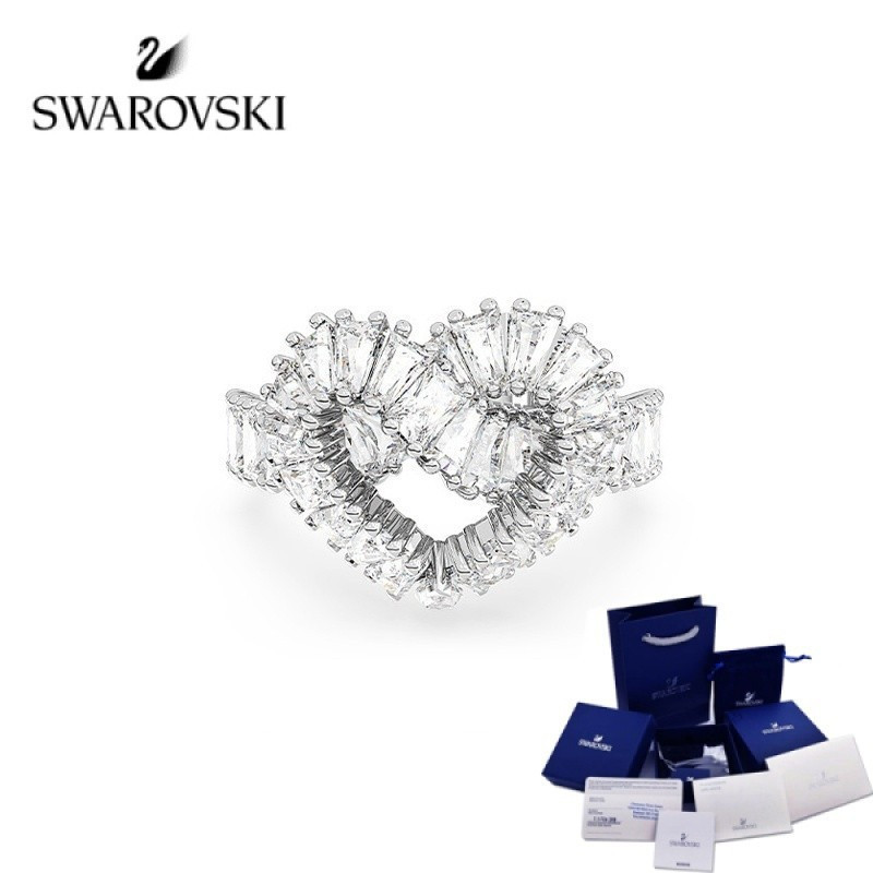 Swarovski ring matrix crystal ring silver ring ring diamond jewelry ring silver diamond ring fixed ring ring crystal gift fashion ring XD9K